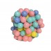 200 Piece Set of Safe and Colorful Plastic Playballs for Kids in Playpens, Ball Pits, Tents, and Baby Pools